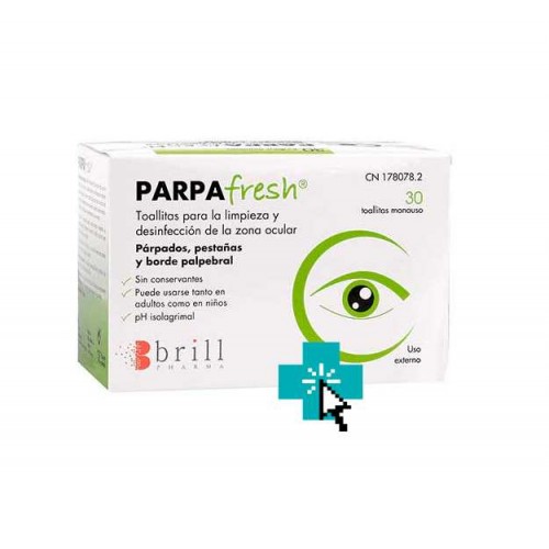 ParpaFresh 30 Toallitas Oculares Precio 9.50 € Envío mediante mensajería  Correos Express 24 h. Península y Baleares