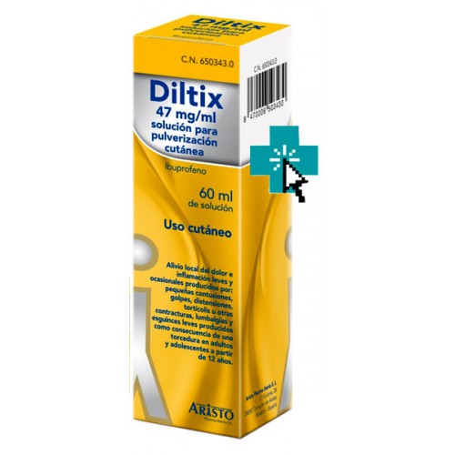 Diltix 47 mg/ml Solución Pulverización Cutánea