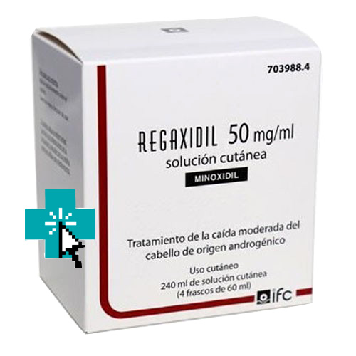 Regaxidil 50 mg 240 ml 4 frascos 60 ml Envío en 24 h Península y Baleares