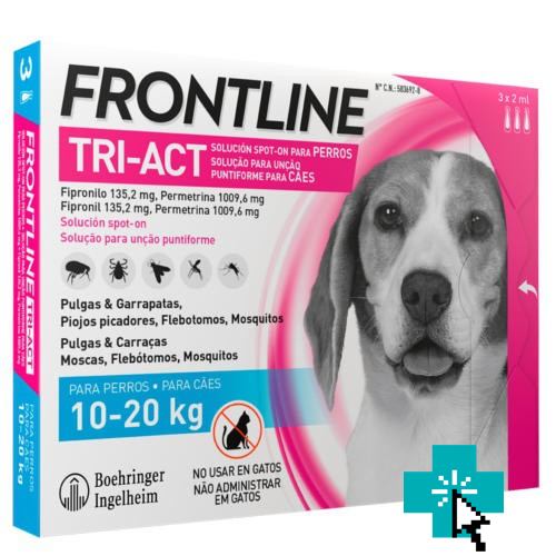 Frontline Tri-Act Perros 10-20 kg 3 Pipetas